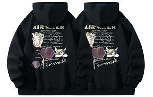 Толстовка унисекс Airwalk, 2 шт (абрикосовый + цветочный серый)