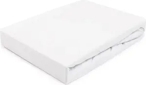 Простыня на резинке, трикотаж, 80х180 см, белая Darymex