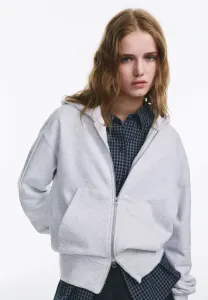 Толстовка на молнии Pull&Bear, Light Grey