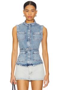 Жилет Kelly Icon из денима, sky