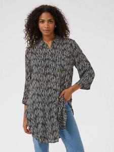 Длинная блузка Jessi Amber KAFFE, Black/Chalk