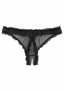 Стринги PETITE FLEUR GOLD Ouvert, черный