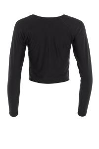 Лонгслив Winshape Functional Light and Soft Cropped Long Sleeve Top AET116LS, черный