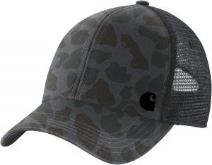 Carhartt мужская кепка 106786 из холста с сетчатой спинкой Camo, Shadow Signature Camo