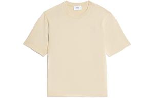 Футболка унисекс ванильного цвета Amiparis, цвет Vanilla