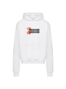 Ультратяжелая толстовка Geishora Japan Streetstyle белого цвета F4NT4STIC