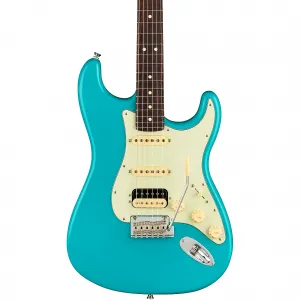 Электрогитара Fender American Professional II Stratocaster HSS с грифом из палисандра, Miami Blue