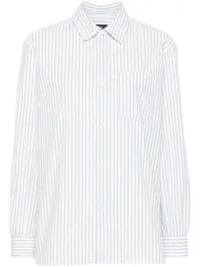 Рубашка Sela в полоску A.P.C., синий