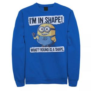 Мужской свитшот Despicable Me Minions Round Is A Shape Bob Licensed Character