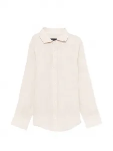 Рубашка с длинными рукавами Fay Kids, бежевый