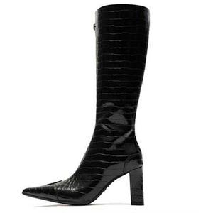 SMFK Женские туфли на массивном каблуке 7 см Lightning Black, цвет Lightning Black