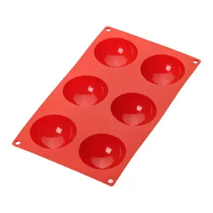 Полусферическая многоместная форма Lékué, красный