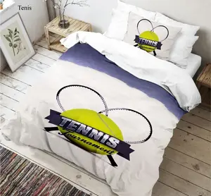 Постельное белье Qualitex Cotton Tennis 3D 140x200 70x90 KVALITEX