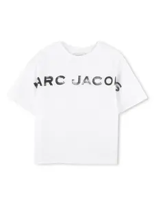 Футболка с логотипом Marc Jacobs Kids, белый