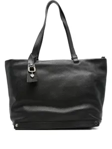 Сумка-тоут из кожи cromia, черный