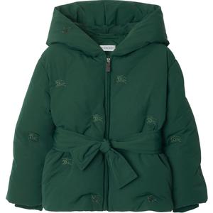 Футболка FW24 Пуховая куртка Темно-зеленая Детская Burberry