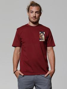 Футболка wat? Apparel T-Shirt Tarot The Lovers, цвет Weinrot