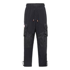 Брюки 23 engineered side big pocket cargo casual long pants black Air Jordan, черный