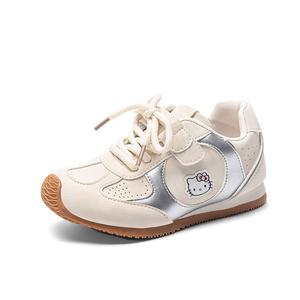 Дышащие низкие повседневные кроссовки Sanrio Series для детей Hello Kitty, бежевый