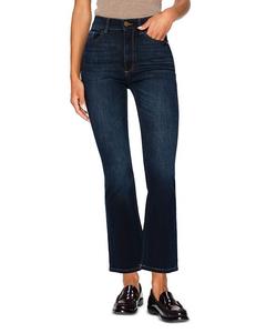Укороченные джинсы DL1961 Bridget Instasculpt High Rise Bootcut в цвете Thunderbird, синий