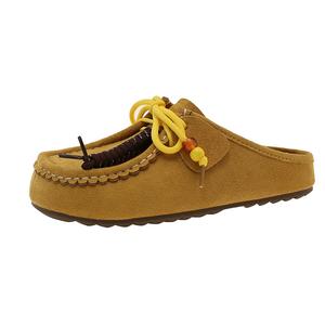 Устойчивые к истиранию сандалии с закрытым носком для женщин KLAOSD, Yellow