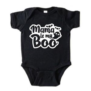 Детское боди Mama Is My Boo Ghost The Juniper Shop, черный