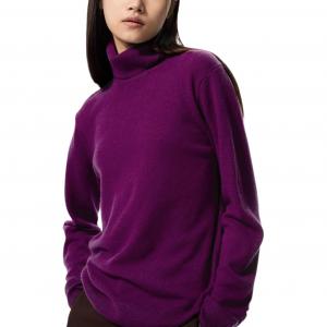 Кашемировый свитер Women's UNIQLO, фиолетовый