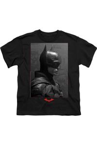 Футболка с портретом из фильма «Бэтмен» (2022) для подростков Gildan, черный
