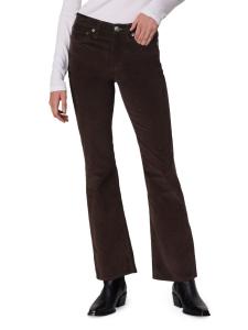 Расклешенные вельветовые брюки Peyton rag & bone, цвет Dark Brown