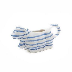 Молочник с синим пламенем для дойки коровы 0,16 л/ч: 9,2 см Gmundner Keramik, синий