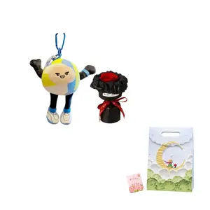 Спортивный стиль турнирный аниме мерч брелок кукла плюшевый подвес 12см высота Jinnew, розовый