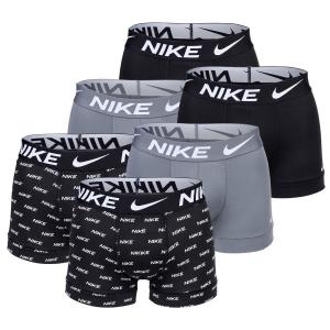 NIKE Мужские трусы-боксеры, комплект из 6 шт., эластичные, Dri-Fit Micro