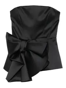 Топ с бантом Viktor & Rolf, черный