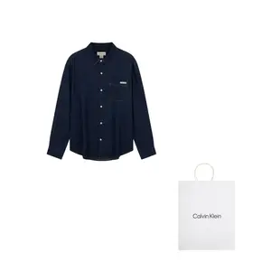Calvin Klein Рубашка мужская N8D Denim Dark Blue
