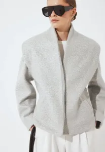 Зимняя куртка boucle Na-Kd, Light Grey