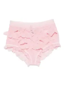 Шорты с оборками в виде бабочек COPERNI, розовый