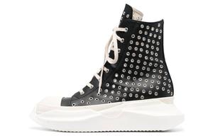 Абстрактные высокие кроссовки Rick Owens DRKSHDW, Black