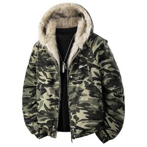 Пуховик Unisex Hooded Moderate Padded WARRIOR, camouflage