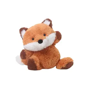 Коллекция милых миниатюрных животных плюшевые куклы бегемот, лягушка, лиса высота 26см PUDOWRABBIT