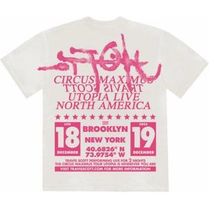 Футболка унисекс белая Travis Scott, белый