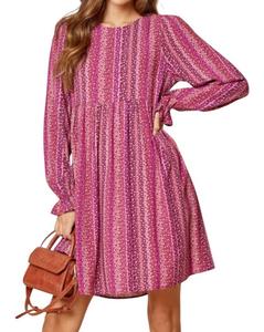 Женское платье ANDREE BY UNIT, цвет magenta