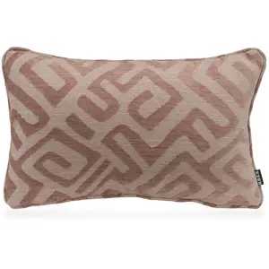 Декоративная подушка Naira с геометрическим узором, наволочка с наполнителем, 1 шт. H.O.C.K., Rosa + gemustert