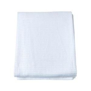 Органическое одеяло из вафельной ткани пике, 230/280 см Homescapes, белый