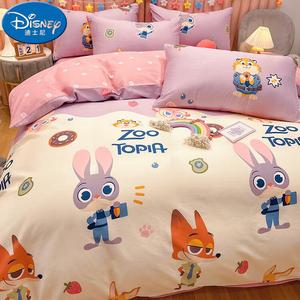 Disney Комплект постельного белья из 4 предметов, простыня на резинке, 180x200 см