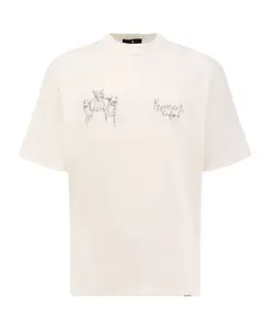 Хлопковая футболка Represent, белый