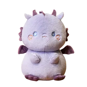 Плюшевая кукла Healing Style Little Dragon Dolls высотой 35 см Velvet Mill, фиолетовый