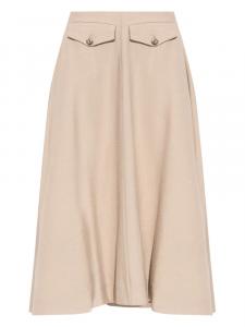 Юбка с карманами By Malene Birger, нейтральный