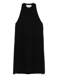 Вязаное мини-платье Marni, черный