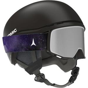 Четыре среди шлема Atomic, черный