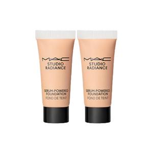 Набор пробников тонального средства Spotlight Bottle Custom Gilded жидкая тональная основа Natural And Flawless 5мл/10мл MAC